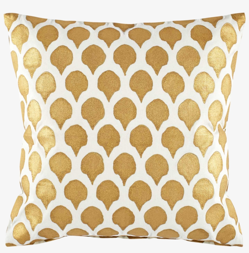 Nadole Gold Decorative Pillow, transparent png download