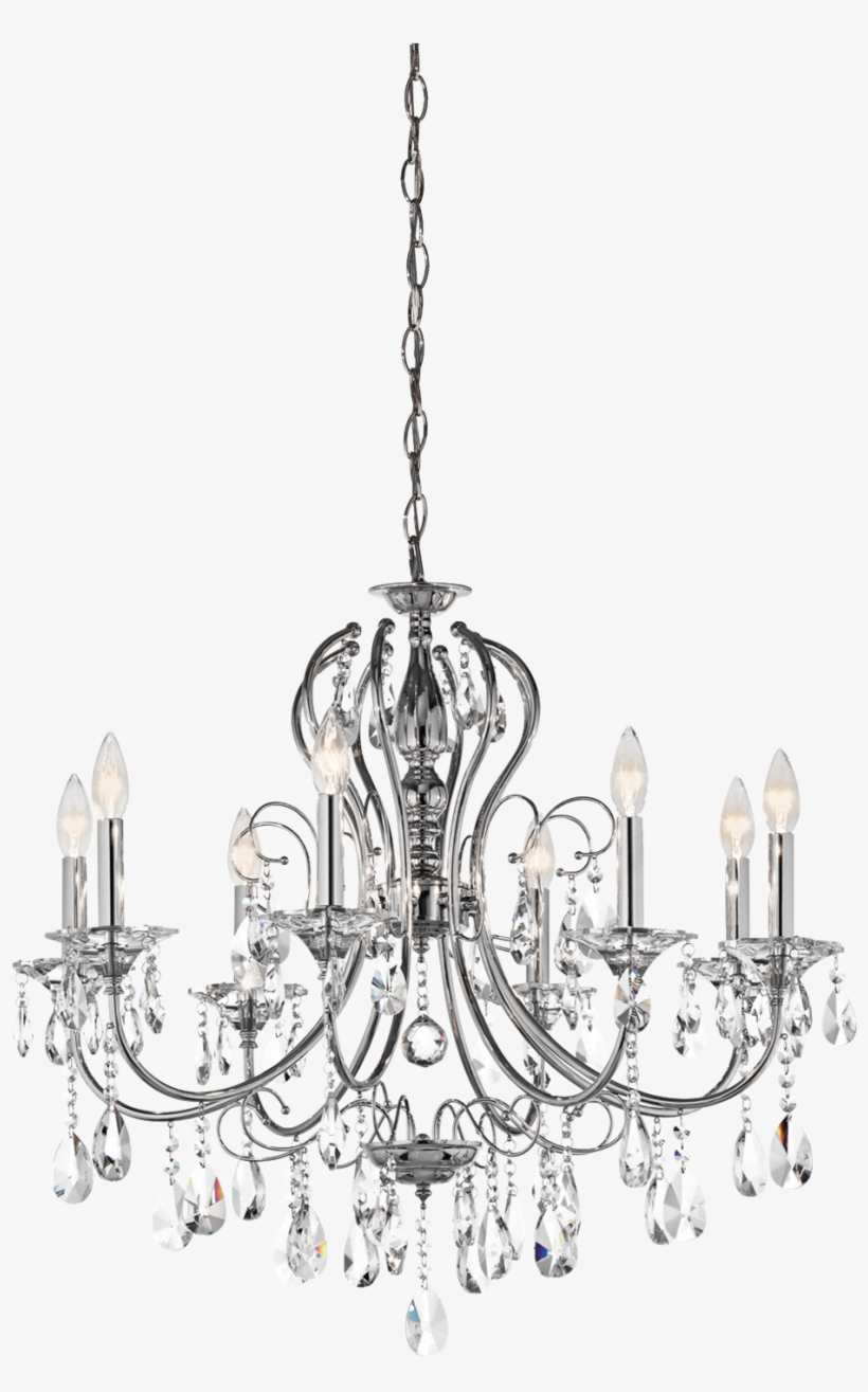 Pretty Silver And Chandeliers - Mini Chandelier, transparent png download