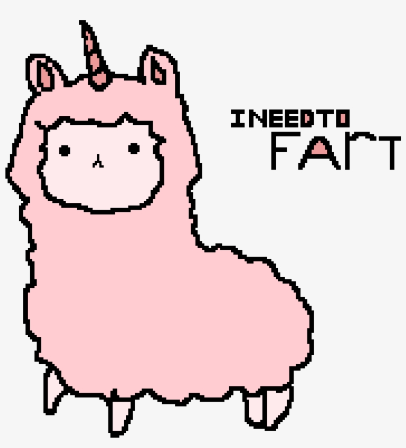 I Need To Fart - Llama With No Background, transparent png download