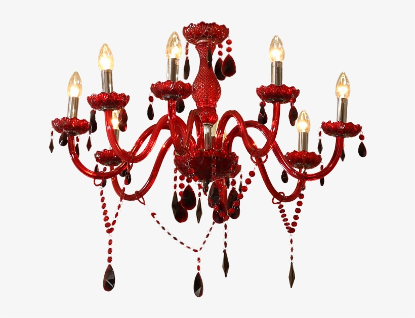Chandeliers - Red Chandelier Png, transparent png download