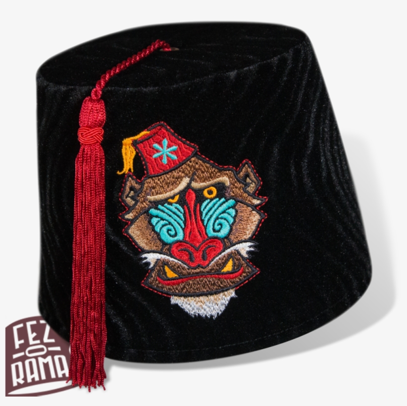 Mandrill Fez - Mask, transparent png download