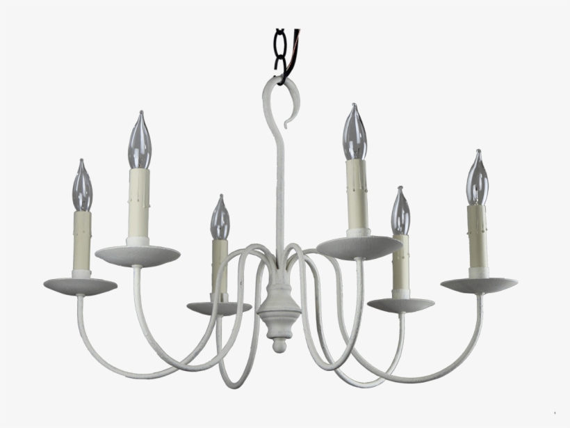 Katie's Handcrafted Wilcox Wrought Iron Chandelier - Chandelier, transparent png download