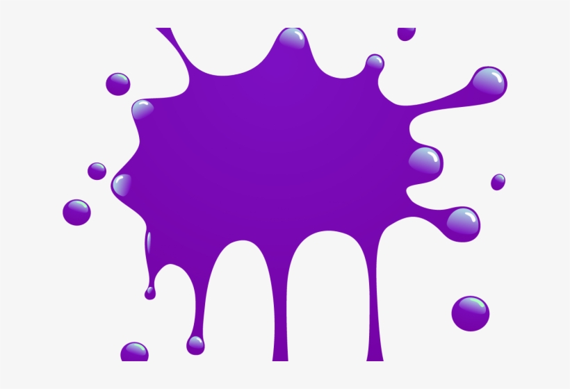Picture Royalty Free Library Paint Splat Clipart - Paint Splatter Clipart Png, transparent png download