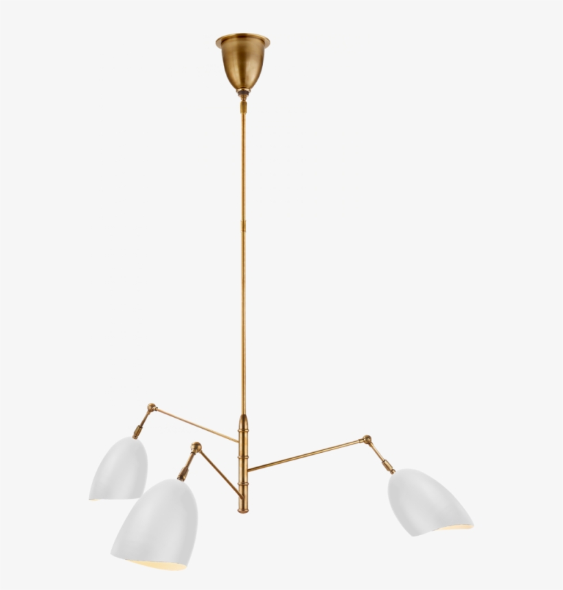 Sommerard Medium Triple Arm Chandelier In Hand R - Aerin 17222136 Sommerard Medium Triple-arm Chandelier, transparent png download