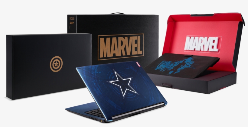 Acer Infinity War Notebook Aspire 6 Captain America - Acer Aspire 6 Captain America Edition, transparent png download