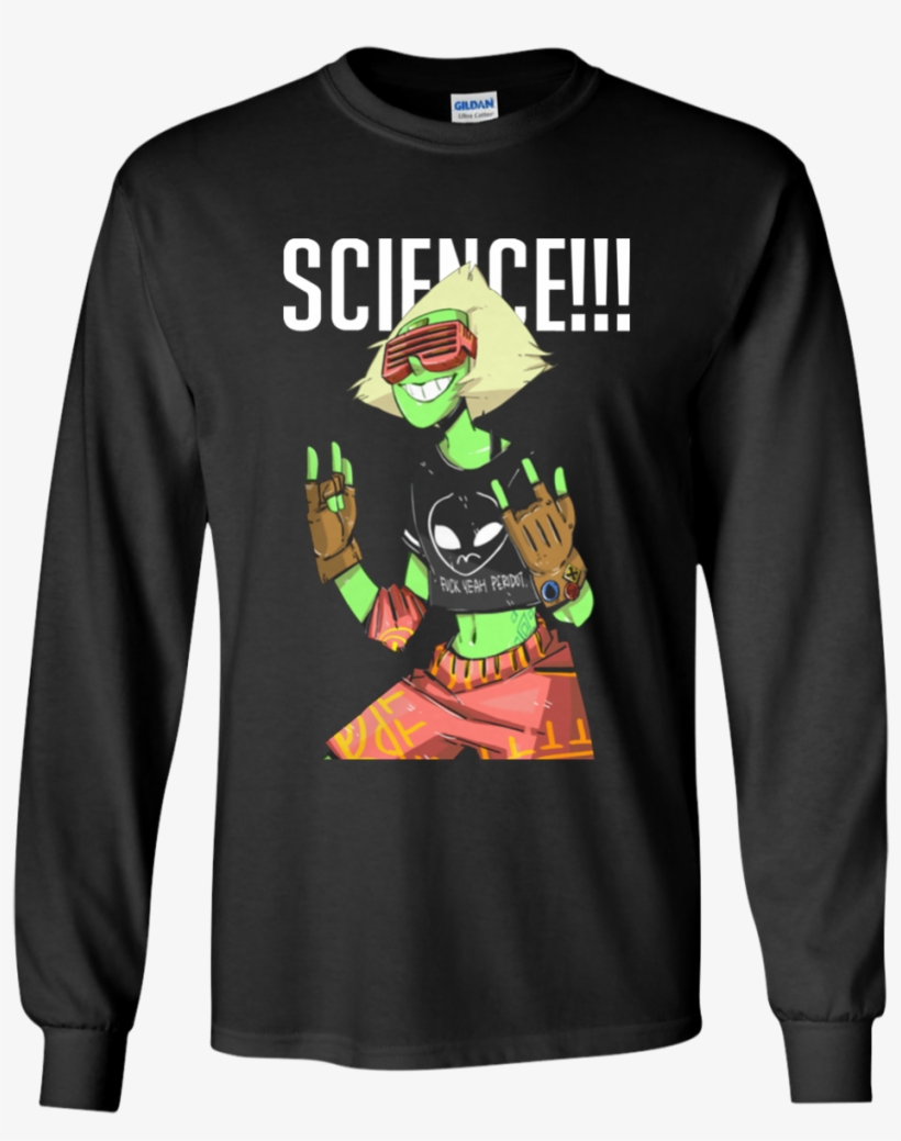 Cool Peridot Science Steven Universe Ls Ultra Cotton - Peace And Love Snoopy, transparent png download