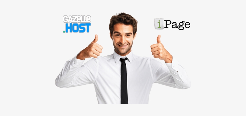 Gazellehost Versus Ipage Hosting Compare - Thumb Up Man Png, transparent png download