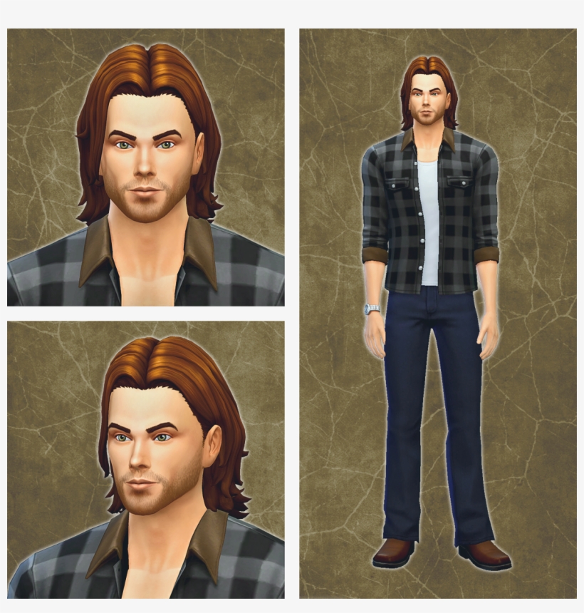 As You Can Hopefully See, That's Supposed To Be Jared - Jared Padalecki The Sims 4, transparent png download