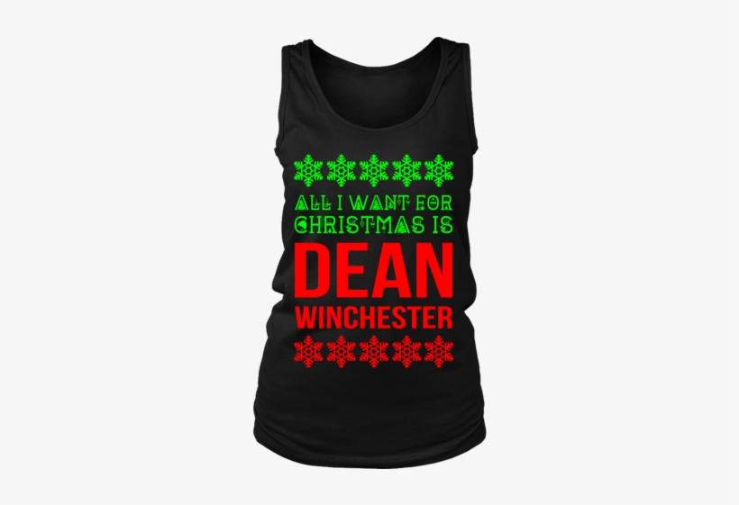 All I Want For Christmas Is Dean Winchester - Merry Christmas Keychain, Pale Blue, transparent png download