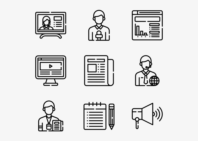 News & Journal 40 Icons - Museum Icons, transparent png download