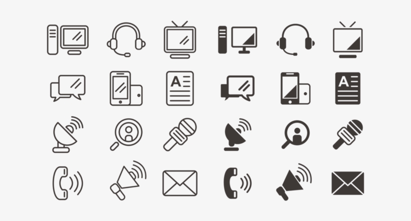 Communication Icons Vector - Vector Comunicacion Png, transparent png download