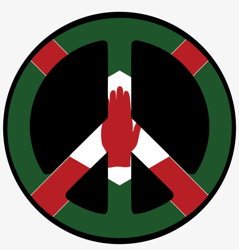Northern Ireland Peace Symbol Flag 4 Saint Patricks - Northern Ireland Peace Flag, transparent png download