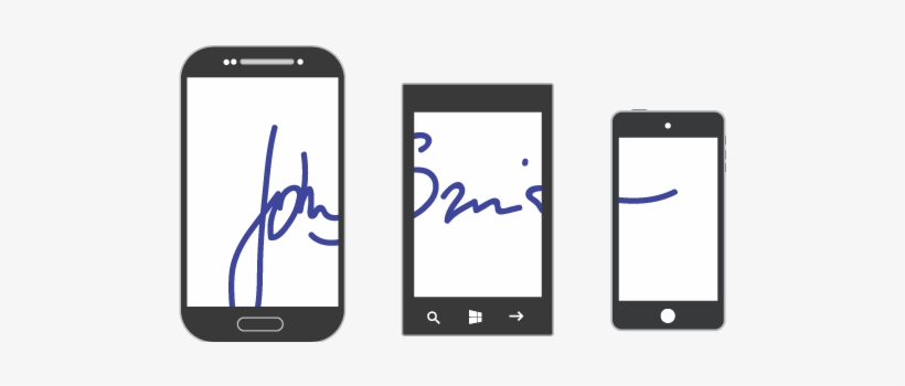 Image - Mobile Signature Icon Png, transparent png download
