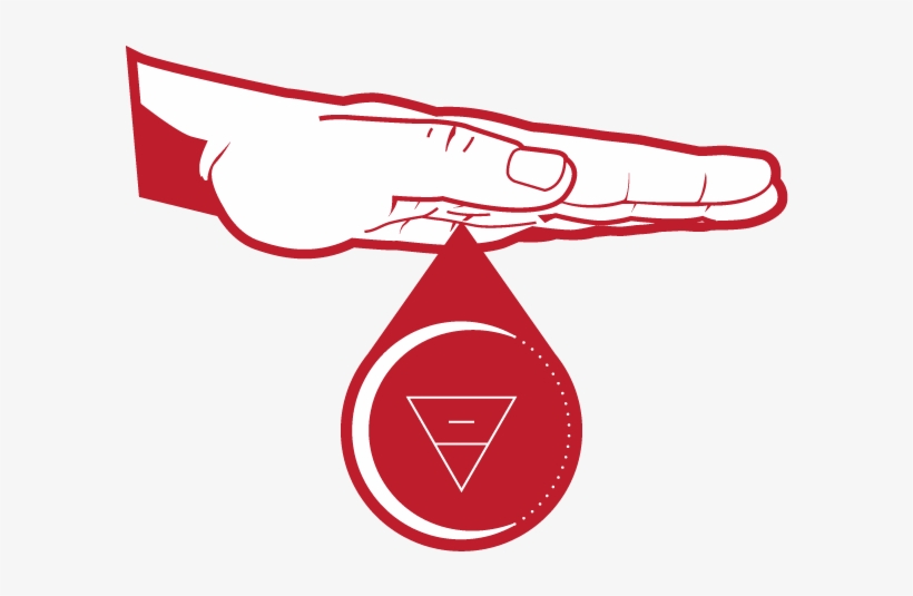 Blood Moon Hand Dripsmall - Lunar Eclipse, transparent png download