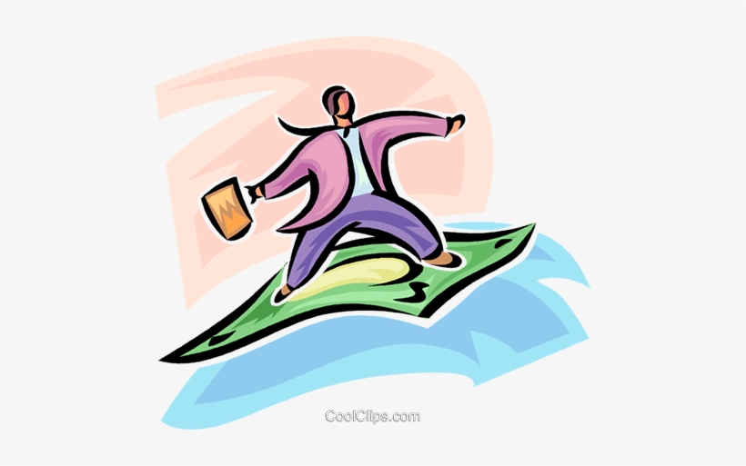 Magic Carpet Made Of Money Royalty Free Vector Clip, transparent png download