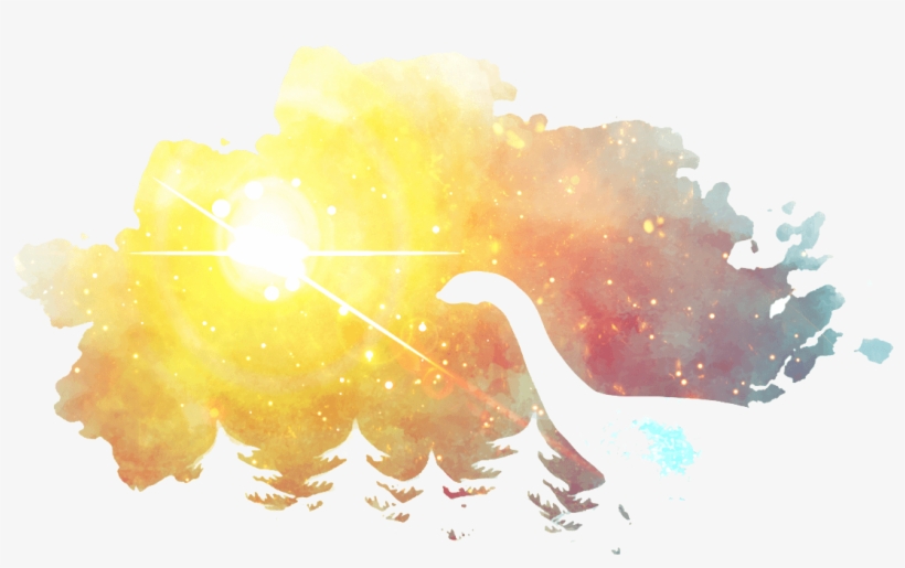 65 Million Years Ago - Watercolor Paint, transparent png download