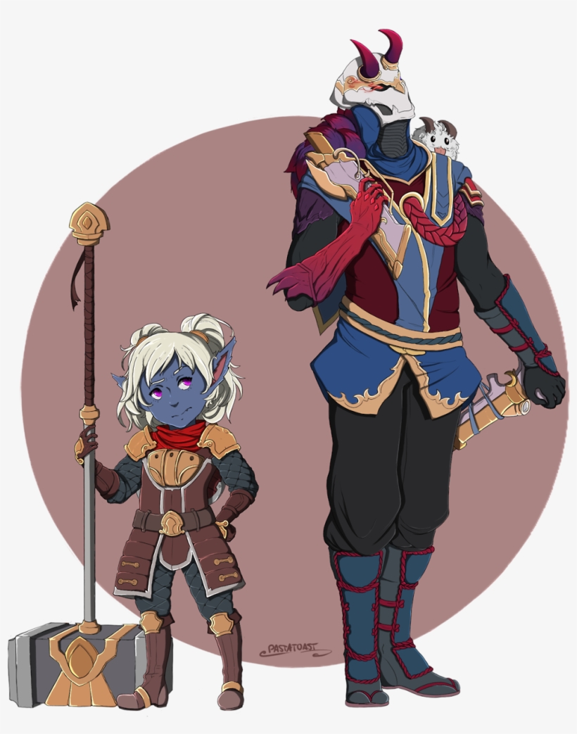 Jhin And Poppy From League Of Legends - Jhin Blood Moon Fanart, transparent png download