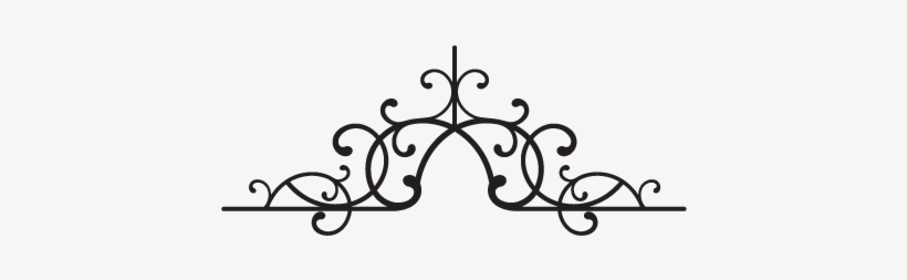 Wrought Iron Headboard Wall Decal - Headborads Decals, transparent png download