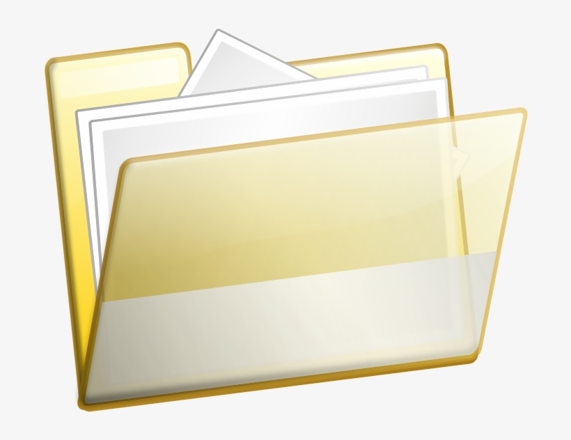This Graphics Is Simple File In A Folder About Files, - Vector Graphics, transparent png download