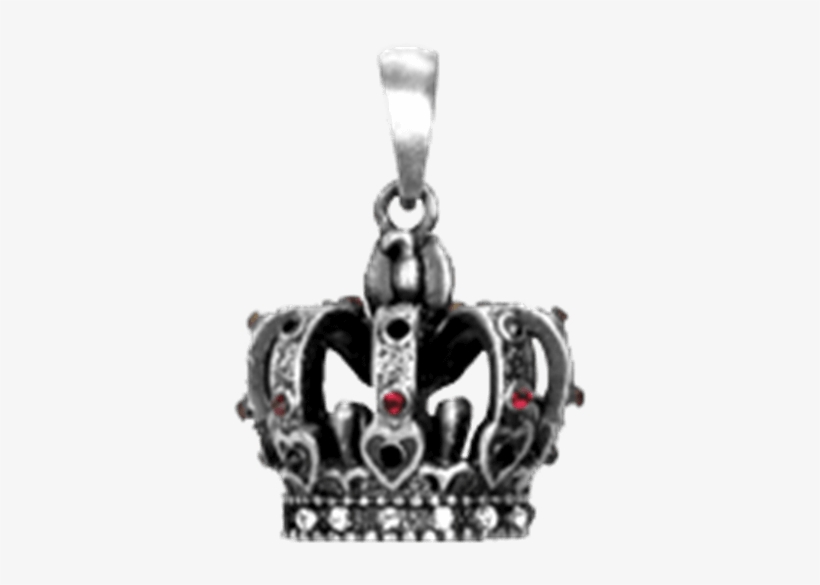 Heart Crown Pendant - Heart Crown Pendant Medallion Necklace Accessory, transparent png download