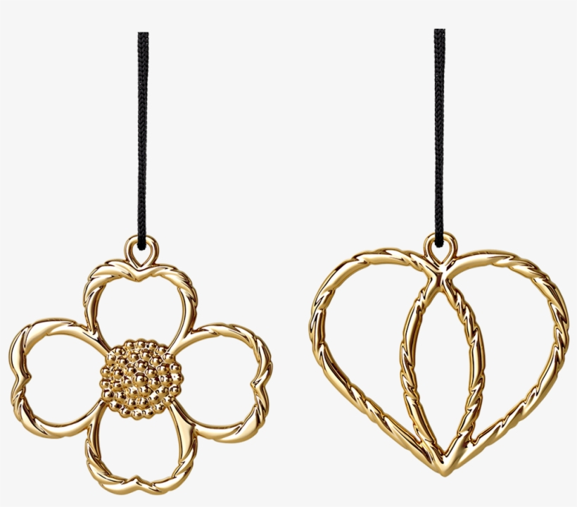 Set Of Buttercup Og Heart Crown H7 Gold - Rosendahl, transparent png download