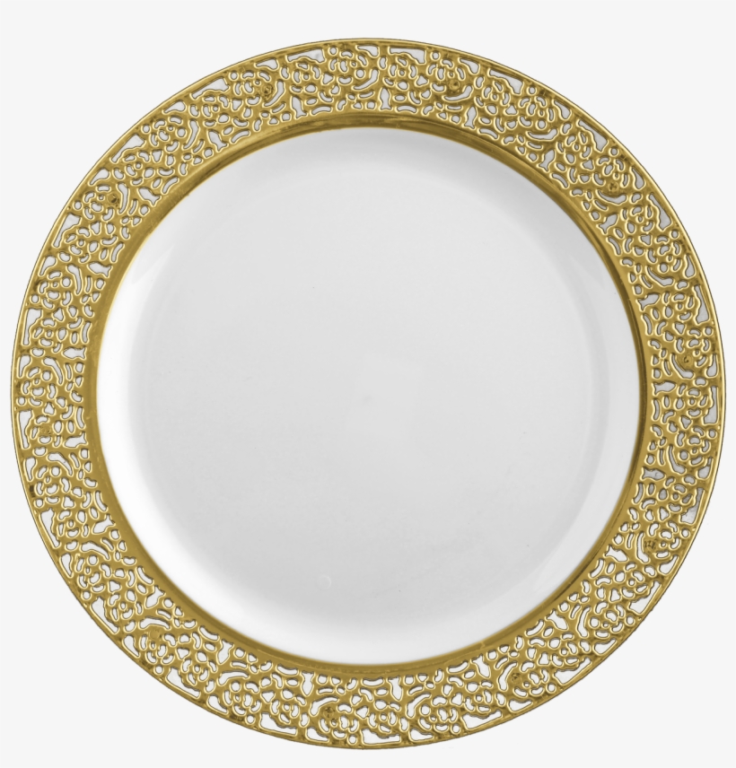 Elegant White Plastic - Decor Elegant Disposable Premium Heavy Weight 10.25, transparent png download