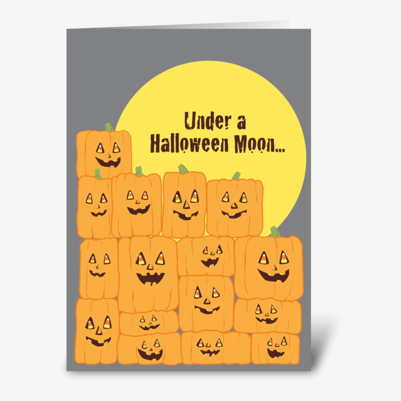 Halloween Moon Greeting Card - One Green Planet, transparent png download