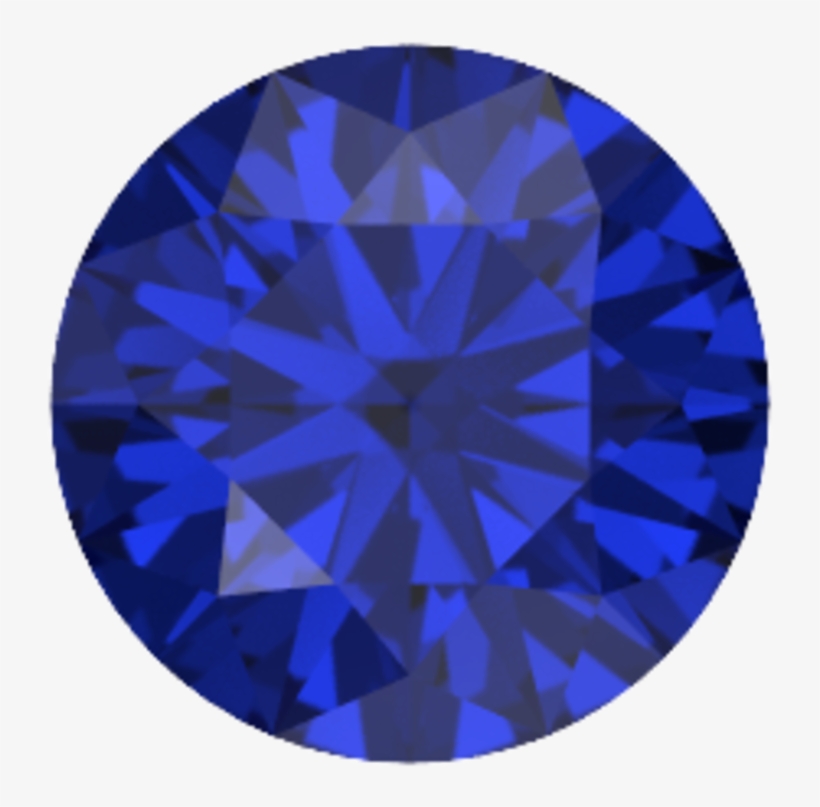 Image Freeuse Stock Precious Gemstones - Round Blue Sapphire Png, transparent png download