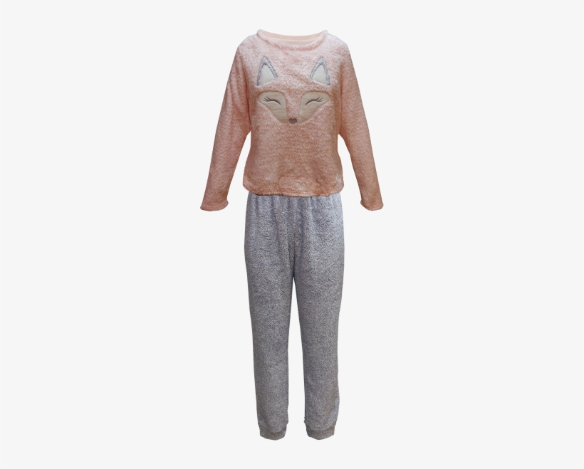 Women's Fox Shaggy Fleece Winter Pyjamas - Monkey, transparent png download
