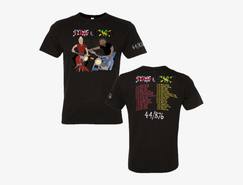 Sting & Shaggy Itinerary - Sting And Shaggy T Shirt, transparent png download