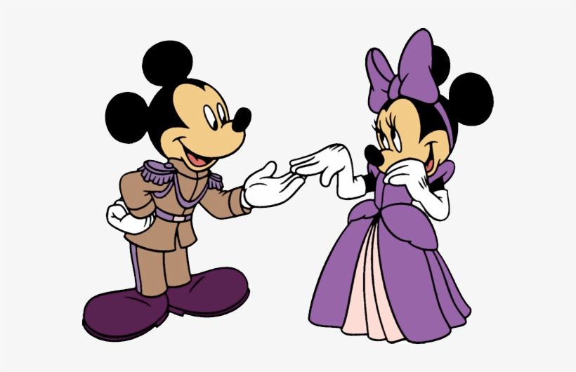 Mickey And Minnie Mouse Clipart - Cute Minnie & Mickey Mouse, transparent png download
