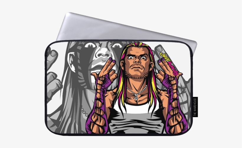 Jeff Hardy Printed Laptop Sleeves Laptop659 - Wwe Cartoon Jeff Hardy, transparent png download