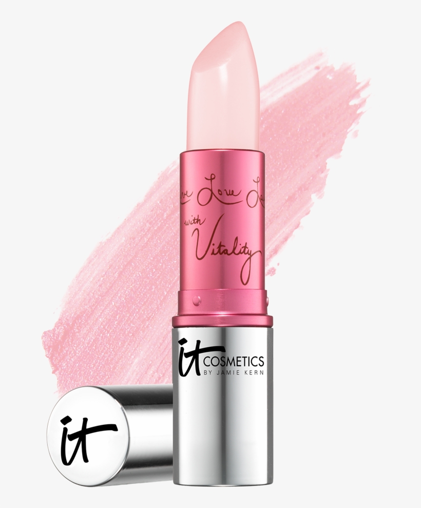 Lipstick Swatches Vitality Review, Shades - Cosmetics Vitality Lip Flush 4 In 1 Reviver Lipstick, transparent png download