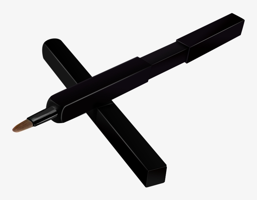 Bellow Lip Brush Retractable Portable Lipstick Brush - Lipstick, transparent png download