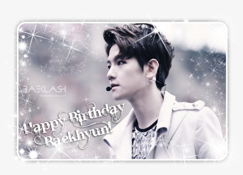 Happy Birthday Baekhyun - Desktop Baekhyun Hd, transparent png download