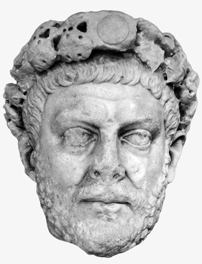 Ritratto Di Diocleziano, Iii Secolo, Parte Di Un Colosso - Roman Emperor Diocletian, transparent png download