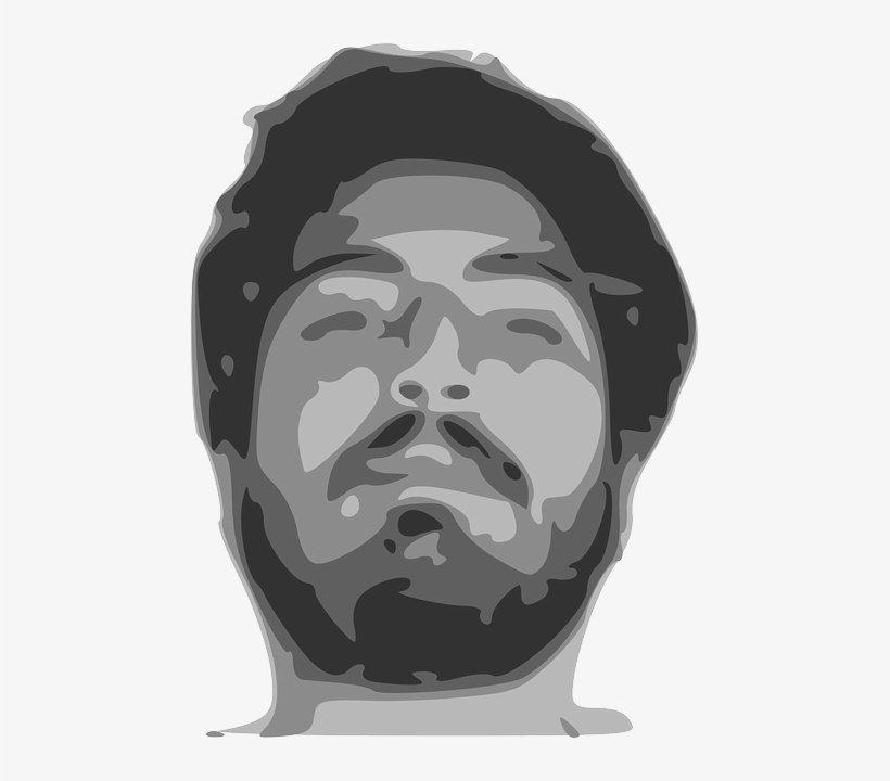 Blurry Face, Bust, Beard, Man, Person, Drawing, Blurry - Busto De Una Persona, transparent png download