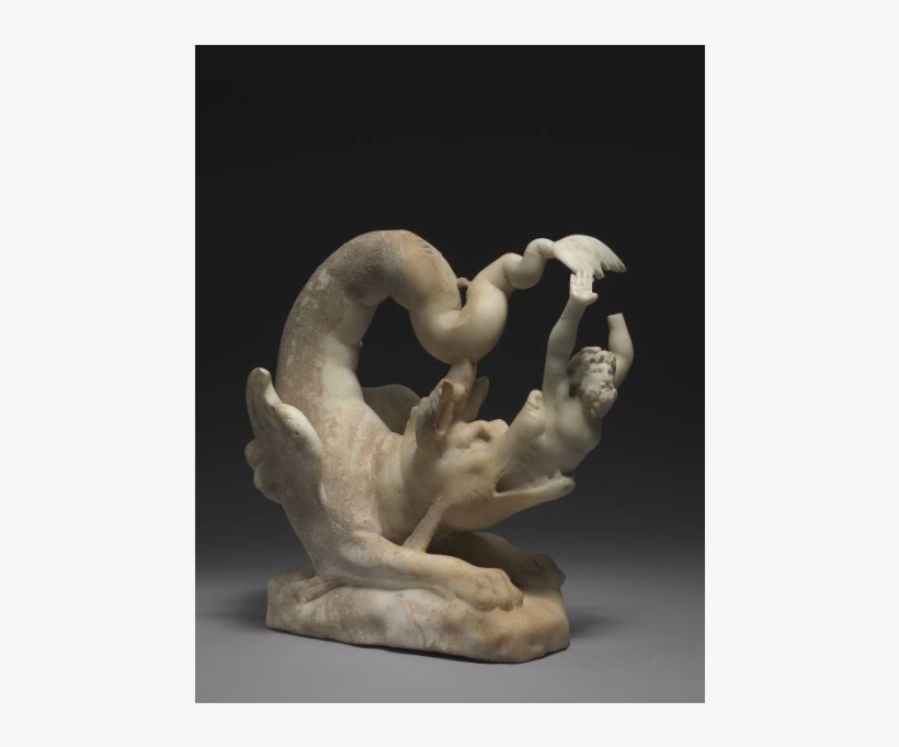 Jonah Cast Up Roman 280-290 Ce - Sculpture De Jonas, transparent png download