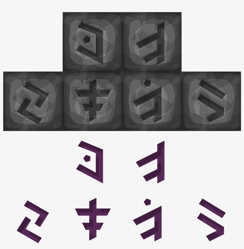 New, Glowy, More Hand Made Looking Rune I Promise Its - Onigiri, transparent png download