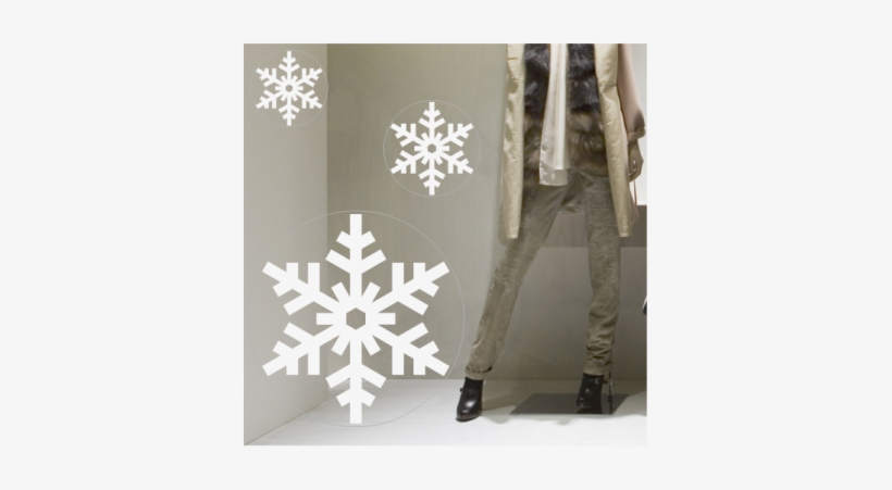 Crystal Classic Snowflake Sticker - Snowflake Gift Tags, transparent png download