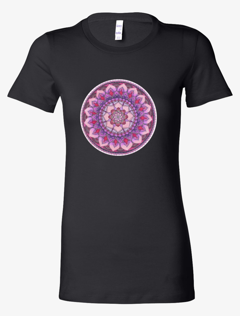 Ruby Rose Mandala T-shirt - Wife Of A Fisherman Shirt, transparent png download