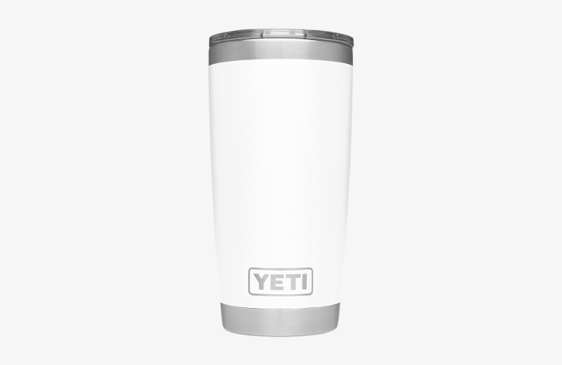 Yeti Rambler - White Yeti Tumbler 20 Oz, transparent png download