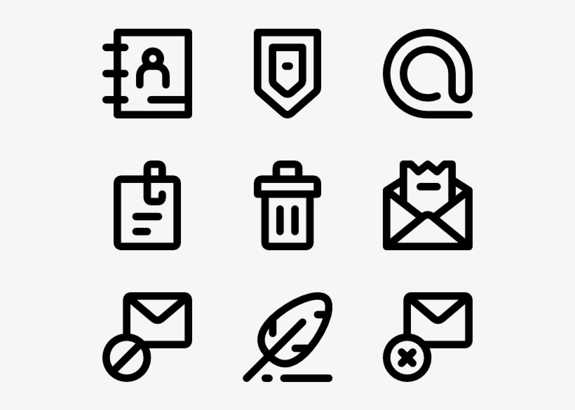 Email 25 Icons - Mathematics Icon, transparent png download