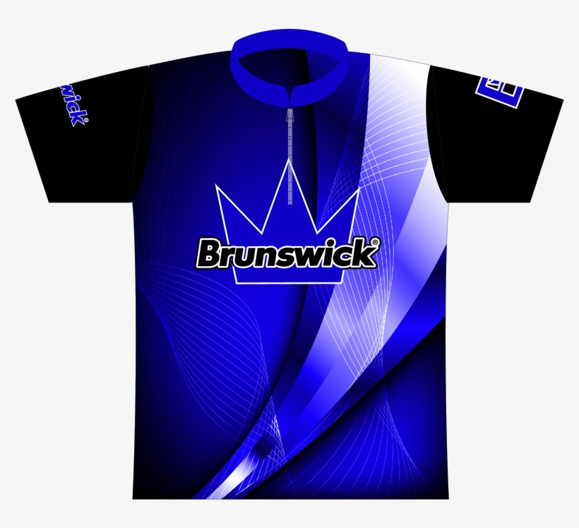 Team Brunswick Blue Lines Express Dye Sublimated Jersey - Blue, transparent png download