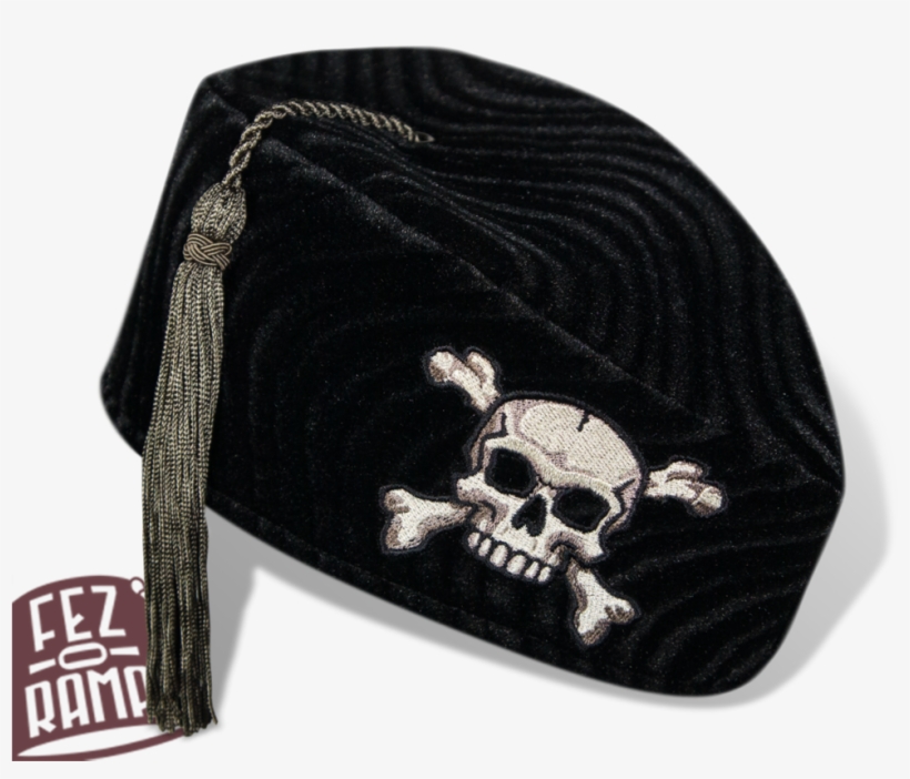 Black Crossbones Chapeau, transparent png download