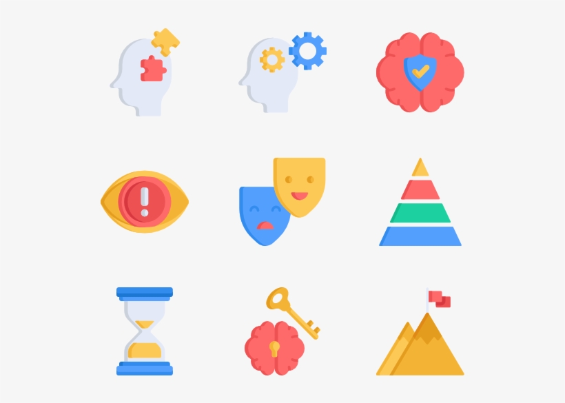 Psychology 50 Icons, transparent png download