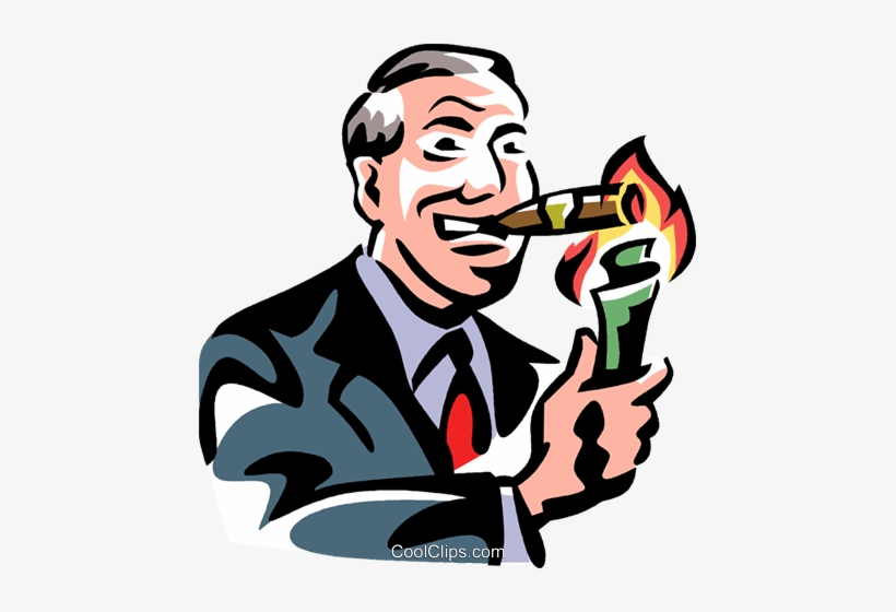 Blunt Clipart Cigar - Lighting Cigars With Money, transparent png download