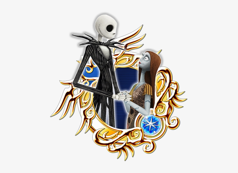 Jack & Sally - Khux Stained Glass 9, transparent png download