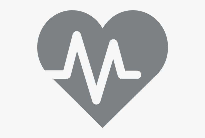 Healthy Icon Png - Heart Icon Grey Png, transparent png download