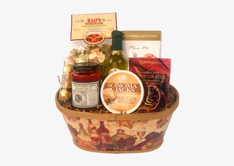 Buon Appetito Gift Basket - 4oz Sonoma Jacks Gourmet Cheese Wedges Parmesan Peppercorn, transparent png download